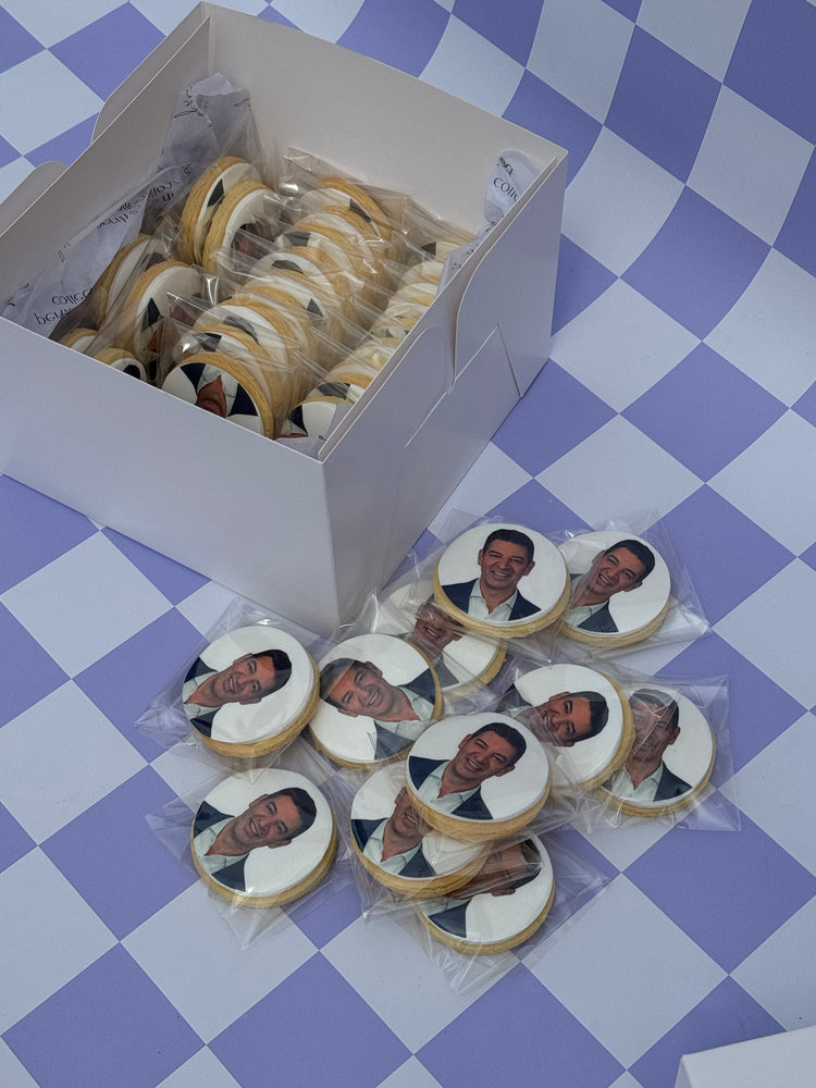 Corporate cookies Basil Zemplis Perth Cookies Edible Image