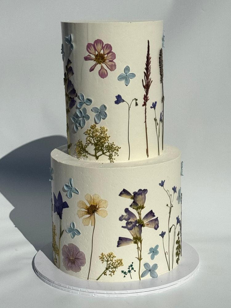 Pressed Flower Cake