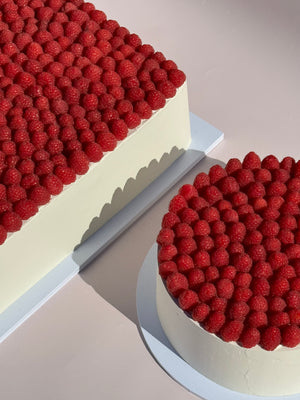 Fresh Raspberry Cake