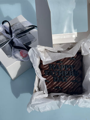 Father's Day Brownie Slab