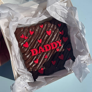 Father's Day Brownie Slab