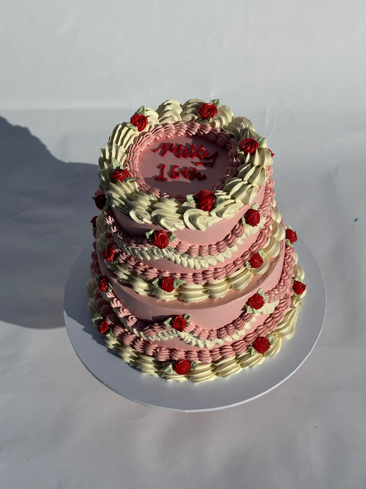 OTT Frilly ROUND Cake