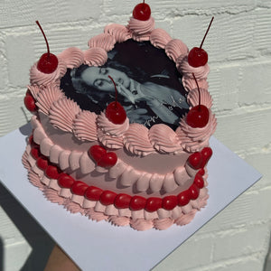 Retro Edible Image Cake