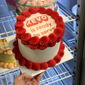 Burn-Away Retro Cake