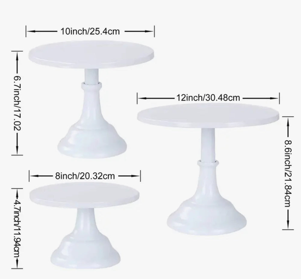 Cake Stands (Various Sizes)