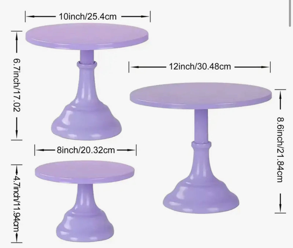 Cake Stands (Various Sizes)