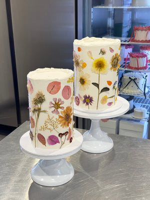 Pressed Flower Cake