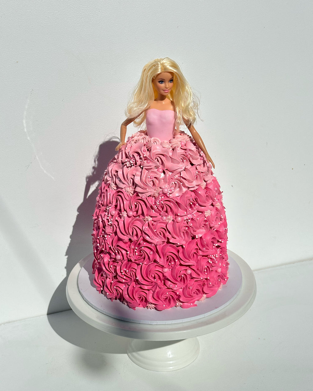 Black Beauty Barbie Cake - Bakersfun Online